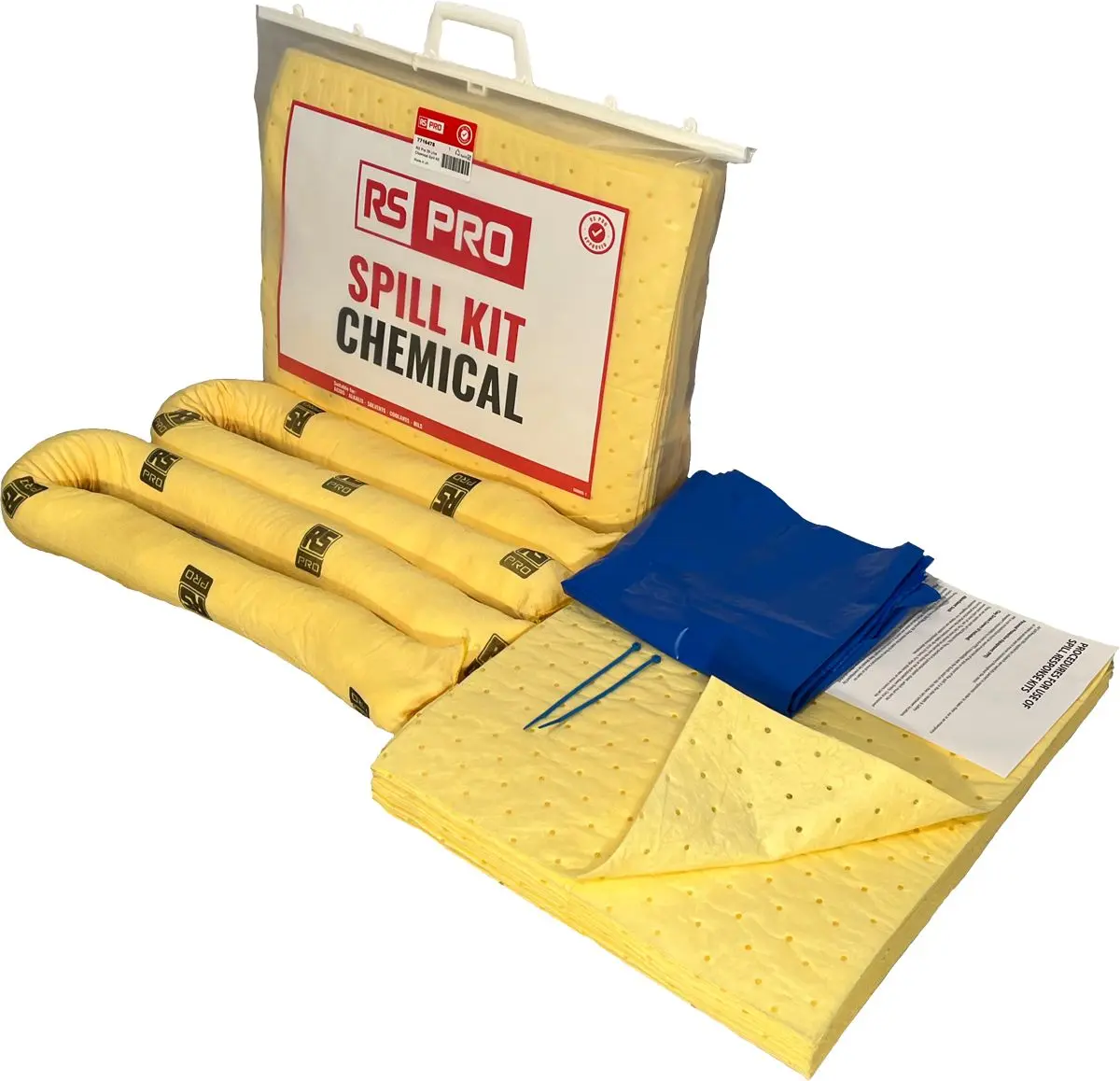 Produktfoto 1 von RS PRO Bindemittel-Kit, Aufnahme bis 28 L, Einsatz in Chemie