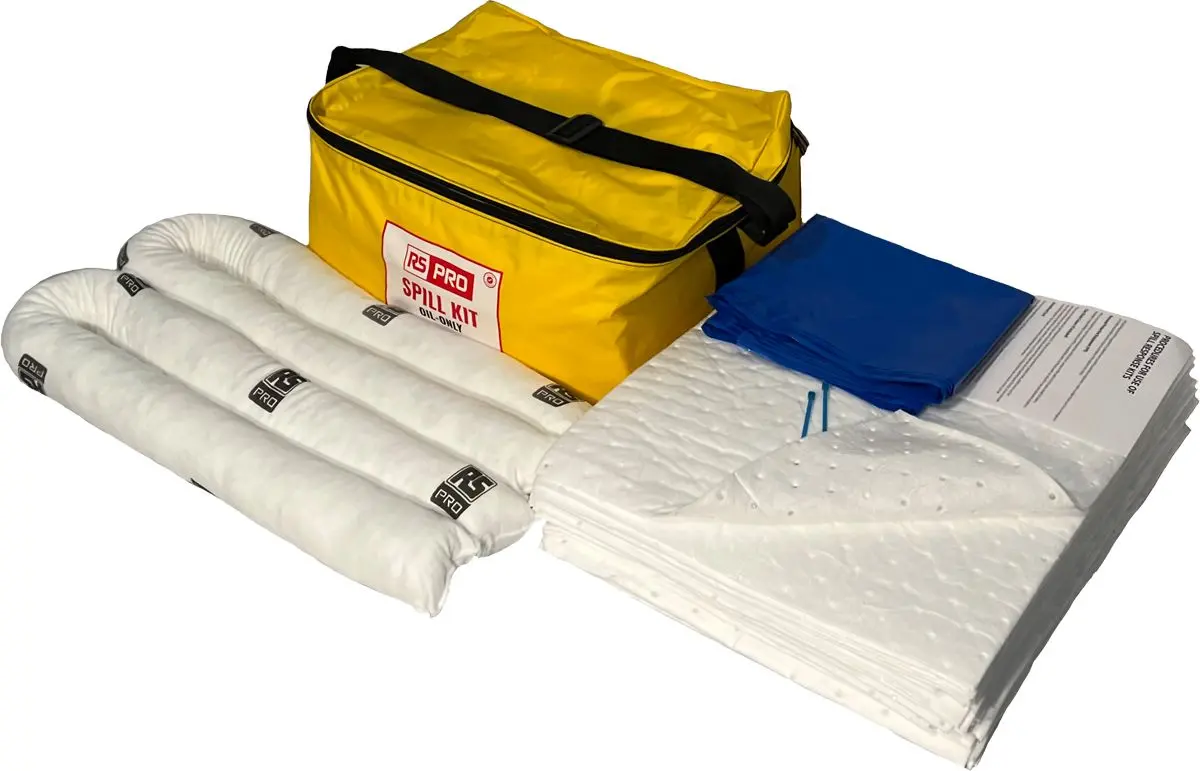 Produktfoto 1 von RS PRO Bindemittel-Kit, Aufnahme bis 35 L, Einsatz in Öl