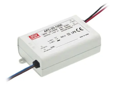 Produktfoto 1 von MEAN WELL LED-Treiber, 25.2 W LED-Treiber 700mA, Ausgang 11V, 36 V