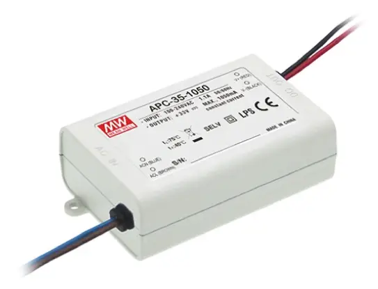 Produktfoto 1 von MEAN WELL LED-Treiber, 35 W 264 V ac, 90 V ac, 127V dc, 370 V dc LED-Treiber 700mA, Ausgang 15V, 50 V