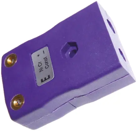 Produktfoto 1 von RS PRO Standardgröße Thermoelement-Steckverbinder Steckbuchse für Thermoelement Typ E