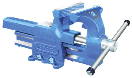 Produktfoto 1 von RS PRO Tischschraubstock 70 mm, Spannnweite 150 mm x Breite 120 mm, 9 kg