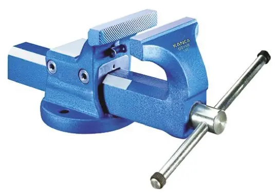 Produktfoto 1 von RS PRO Tischschraubstock 75 mm, Spannnweite 160 mm x Breite 125 mm, 9.3 kg