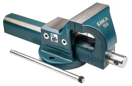 Produktfoto 1 von RS PRO Tischschraubstock 100 mm, Spannnweite 190 mm x Breite 15 mm, 18.5 kg
