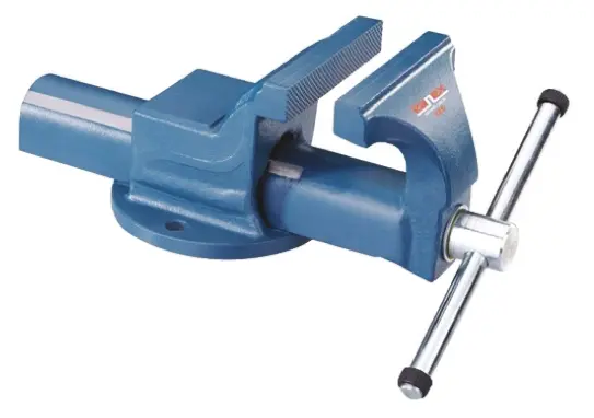 Produktfoto 1 von RS PRO Tischschraubstock 100 mm, Spannnweite 190 mm x Breite 15 mm, 17 kg