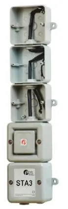 Produktfoto 1 von e2s Sonora STA Signalsäule / 100dB, 24 V dc x 439.5mm