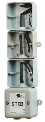 Produktfoto 1 von e2s Sonora STB Signalsäule, 24 V dc x 351.5mm
