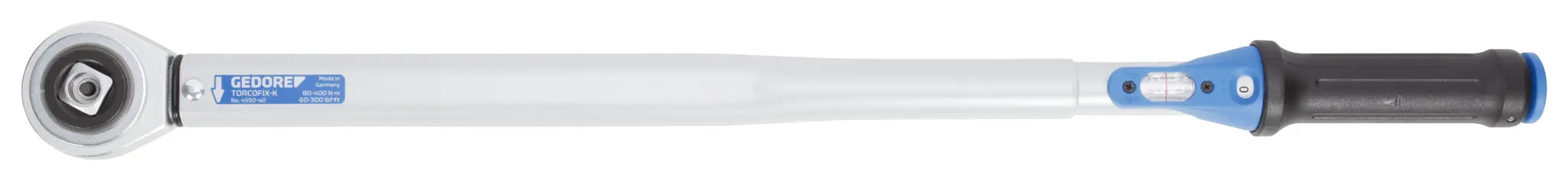 Produktfoto 1 von Gedore TORCOFIX K 3/4 in Klick-Drehmomentschlüssel Vierkant 80 to 400 Nm, Länge 686 mm, ±3 %