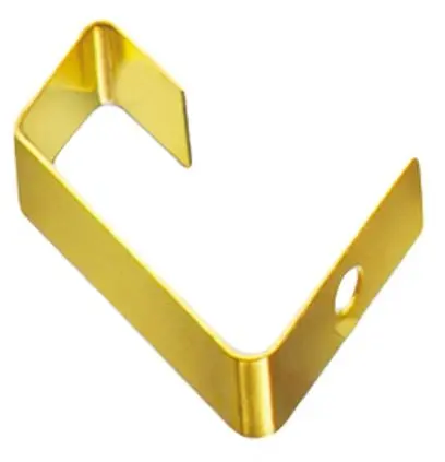 Produktfoto 1 von Würth Kontaktfinger aus vergoldet, Stärke 5.7 mm Befestigungsschraube, 2mm x 4.7 mm