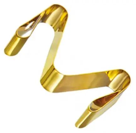 Produktfoto 1 von Würth Kontaktfinger aus vergoldet, Stärke 10 mm Befestigungsschraube, 3mm x 6 mm
