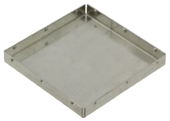 Würth Elektronik WIR-SHC Leiterplattengehäuse, Verzinnter Stahl 3 mm, 26.8 mm 26.8 mm