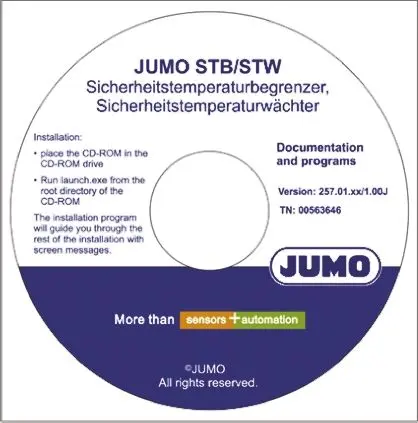 Jumo Temperatur-Steuersoftware Setup-Programm