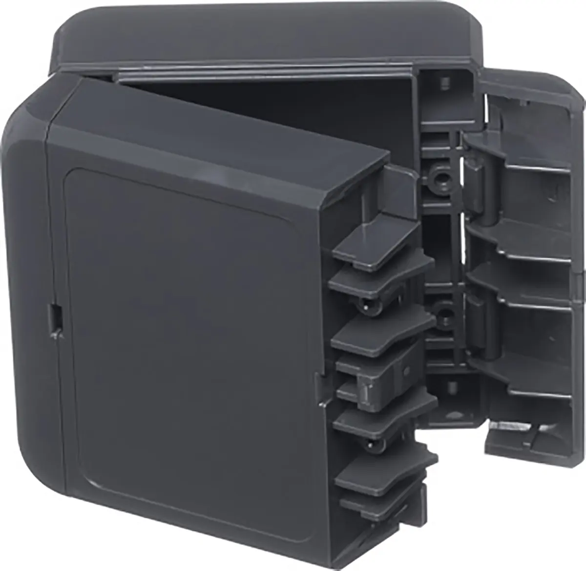 Produktfoto 1 von Bopla Bocube; Gehäuse; Polycarbonat; Graphitgrau; IK07 IP66, IP68 Breite 80 mm Höhe 47 mm Länge 89 mm