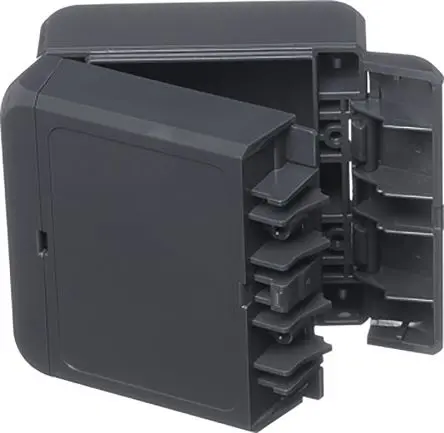 Produktfoto 1 von Bopla Bocube; Gehäuse; Polycarbonat; Graphitgrau; IK07 IP66, IP68 Breite 80 mm Höhe 47 mm Länge 89 mm