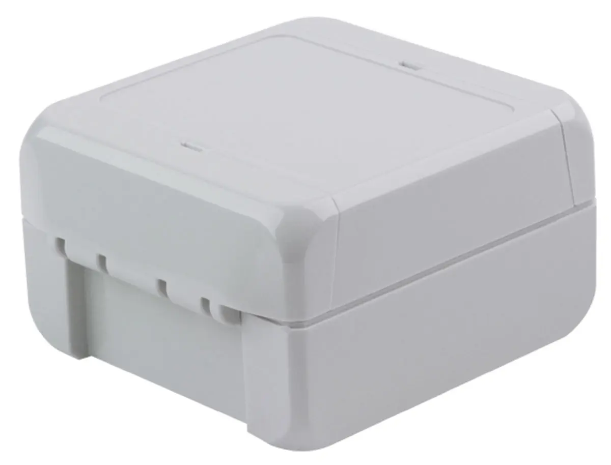 Produktfoto 1 von Bopla Bocube; Gehäuse; Polycarbonat; Hellgrau; IK07 IP68, IP66 Breite 80 mm Höhe 47 mm Länge 89 mm