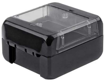 Produktfoto 1 von Bopla Bocube; Gehäuse; Polycarbonat; Graphitgrau; IK07 IP66, IP68 Breite 80 mm Höhe 47 mm Länge 89 mm