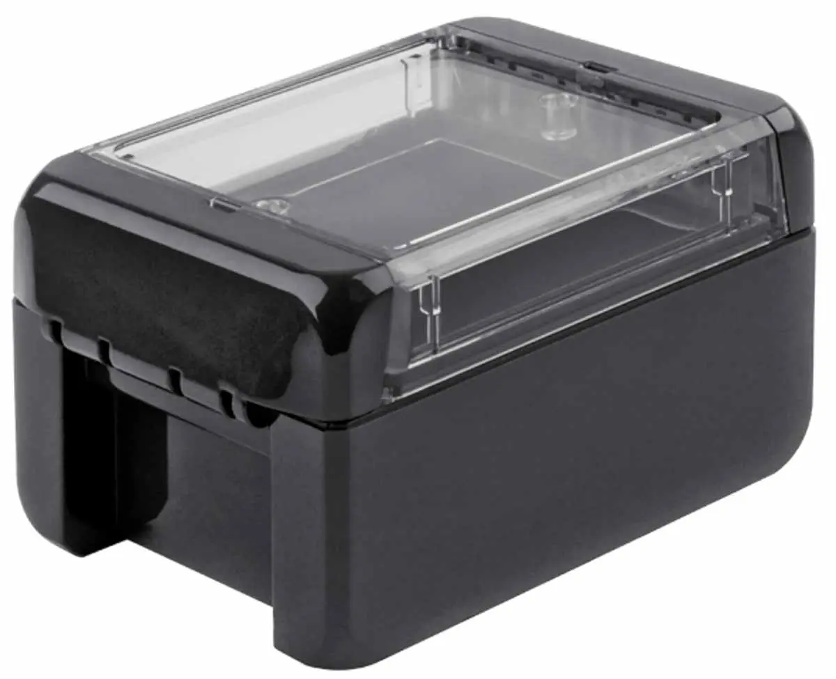 Produktfoto 1 von Bopla Bocube; Gehäuse; Polycarbonat; Graphitgrau; IK07 IP66, IP68 Breite 80 mm Höhe 60 mm Länge 113 mm
