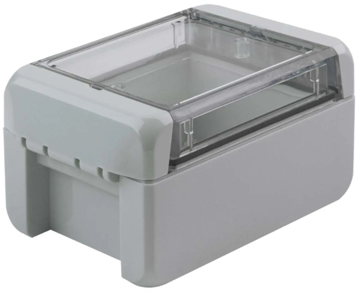 Produktfoto 1 von Bopla Bocube; Gehäuse; Polycarbonat; Hellgrau; IK07 IP66, IP68 Breite 80 mm Höhe 60 mm Länge 113 mm