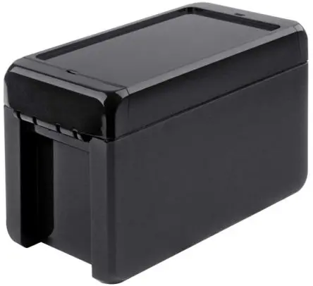 Produktfoto 1 von Bopla Bocube; Gehäuse; Polycarbonat; Graphitgrau; IK07 IP68, IP66 Breite 80 mm Höhe 90 mm Länge 151 mm