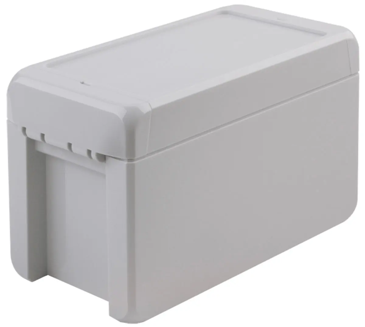 Produktfoto 1 von Bopla Bocube; Gehäuse; Polycarbonat; Hellgrau; IK07 IP66, IP68 Breite 80 mm Höhe 90 mm Länge 151 mm