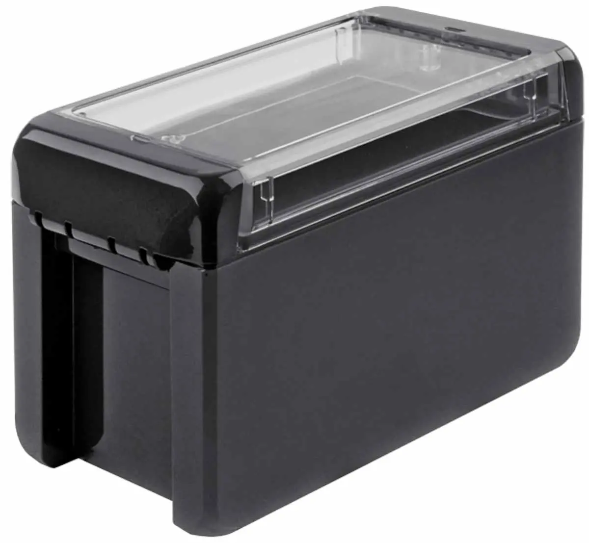 Produktfoto 1 von Bopla Bocube; Gehäuse; Polycarbonat; Graphitgrau; IK07 IP66, IP68 Breite 80 mm Höhe 90 mm Länge 151 mm