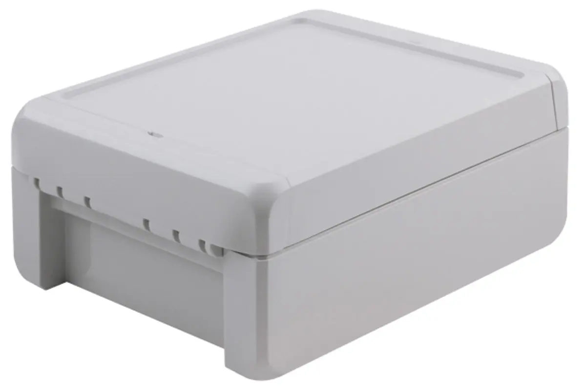 Produktfoto 1 von Bopla Bocube; Gehäuse; Polycarbonat; Hellgrau; IK07 IP68, IP66 Breite 125 mm Höhe 60 mm Länge 151 mm