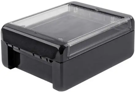Produktfoto 1 von Bopla Bocube; Gehäuse; Polycarbonat; Graphitgrau; IK07 IP68, IP66 Breite 125 mm Höhe 60 mm Länge 151 mm
