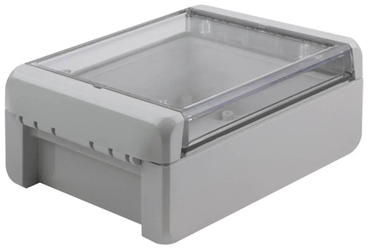 Produktfoto 1 von Bopla Bocube; Gehäuse; Polycarbonat; Hellgrau; IK07 IP66, IP68 Breite 125 mm Höhe 60 mm Länge 151 mm