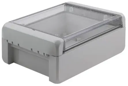 Produktfoto 1 von Bopla Bocube; Gehäuse; Polycarbonat; Hellgrau; IK07 IP66, IP68 Breite 125 mm Höhe 60 mm Länge 151 mm
