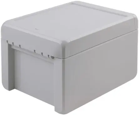 Produktfoto 1 von Bopla Bocube; Gehäuse; ABS; Hellgrau IP66, IP68 Breite 125 mm Höhe 90 mm Länge 151 mm