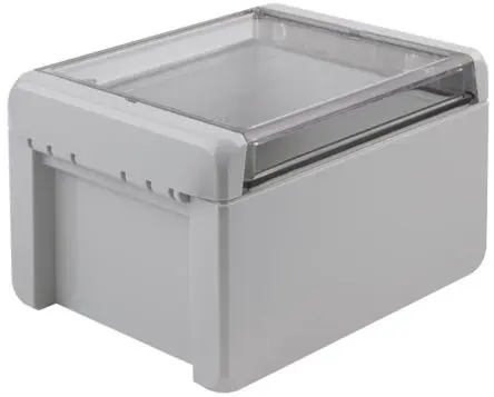 Produktfoto 1 von Bopla Bocube; Gehäuse; Polycarbonat; Hellgrau; IK07 IP66, IP68 Breite 125 mm Höhe 90 mm Länge 151 mm