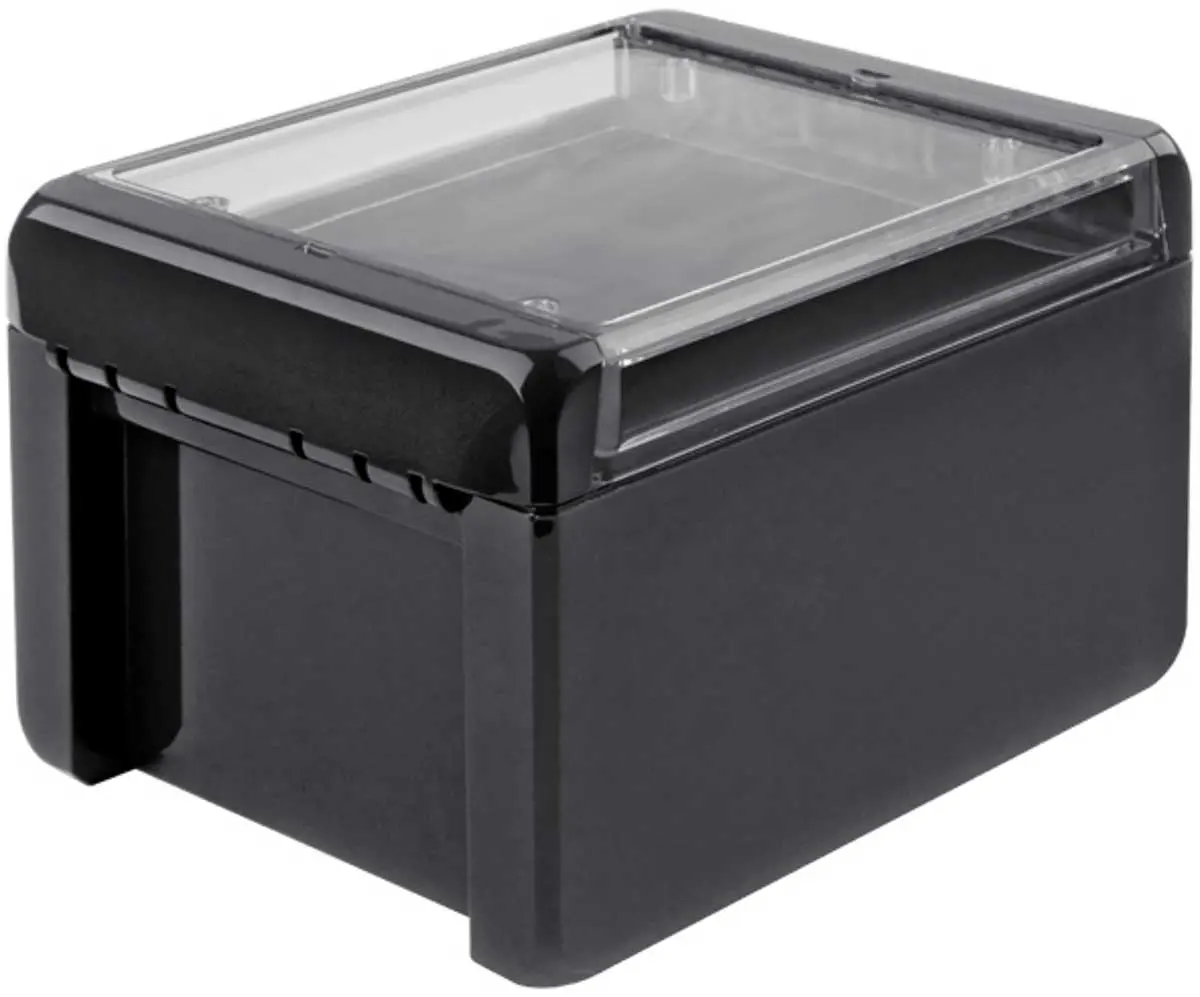 Produktfoto 1 von Bopla Bocube; Gehäuse; Polycarbonat; Graphitgrau; IK07 IP68, IP66 Breite 125 mm Höhe 90 mm Länge 151 mm