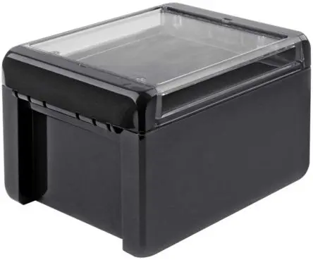 Produktfoto 1 von Bopla Bocube; Gehäuse; Polycarbonat; Graphitgrau; IK07 IP68, IP66 Breite 125 mm Höhe 90 mm Länge 151 mm