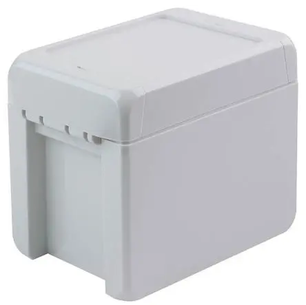 Produktfoto 1 von Bopla Bocube; Gehäuse; Polycarbonat; Hellgrau; IK07 IP66, IP68 Breite 80 mm Höhe 90 mm Länge 113 mm