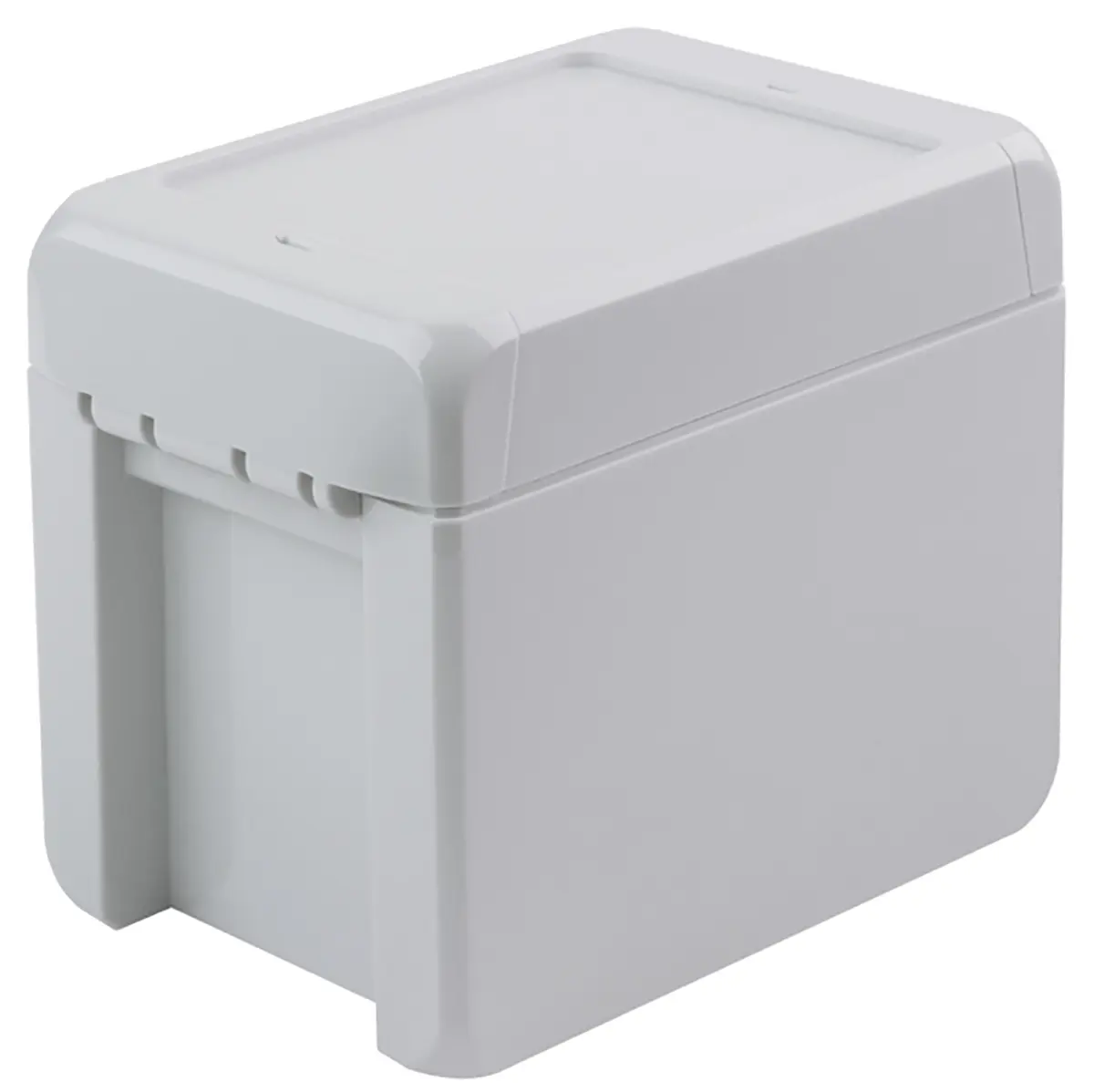 Produktfoto 1 von Bopla Bocube; Gehäuse; ABS; Hellgrau IP66, IP68 Breite 80 mm Höhe 90 mm Länge 113 mm