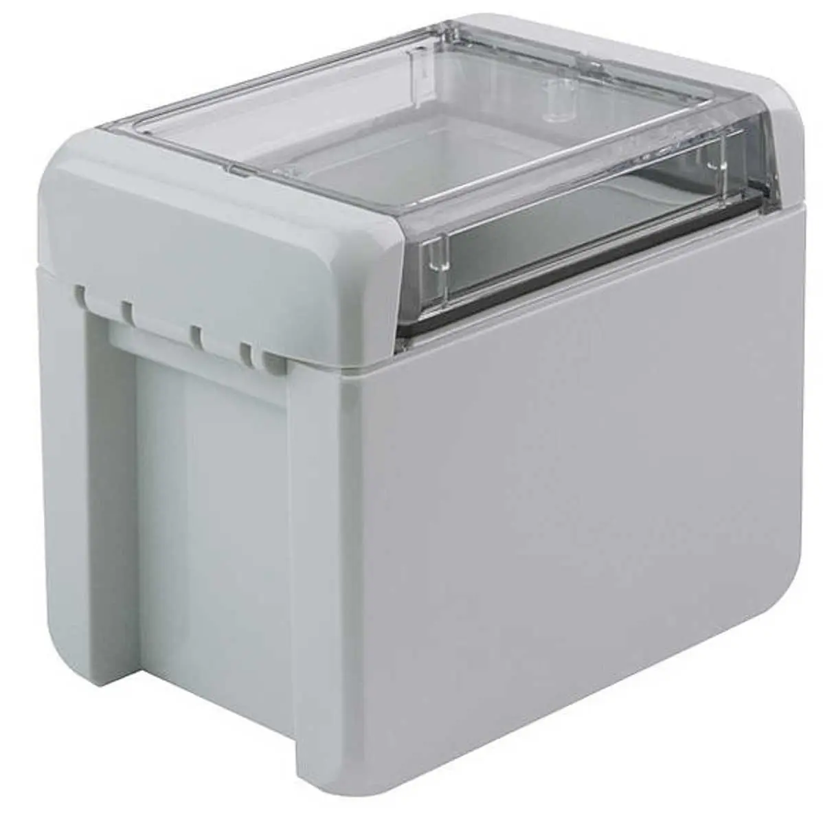 Bopla Bocube; Gehäuse; Polycarbonat; Hellgrau; IK07 IP68, IP66 Breite 80 mm Höhe 90 mm Länge 113 mm