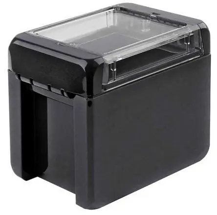 Produktfoto 1 von Bopla Bocube; Gehäuse; Polycarbonat; Graphitgrau; IK07 IP66, IP68 Breite 80 mm Höhe 90 mm Länge 113 mm