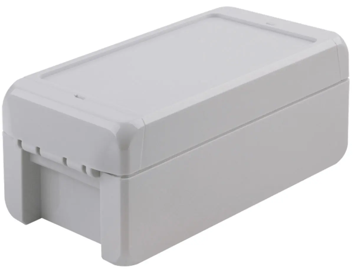 Produktfoto 1 von Bopla Bocube; Gehäuse; Polycarbonat; Hellgrau; IK07 IP66, IP68 Breite 80 mm Höhe 60 mm Länge 151 mm
