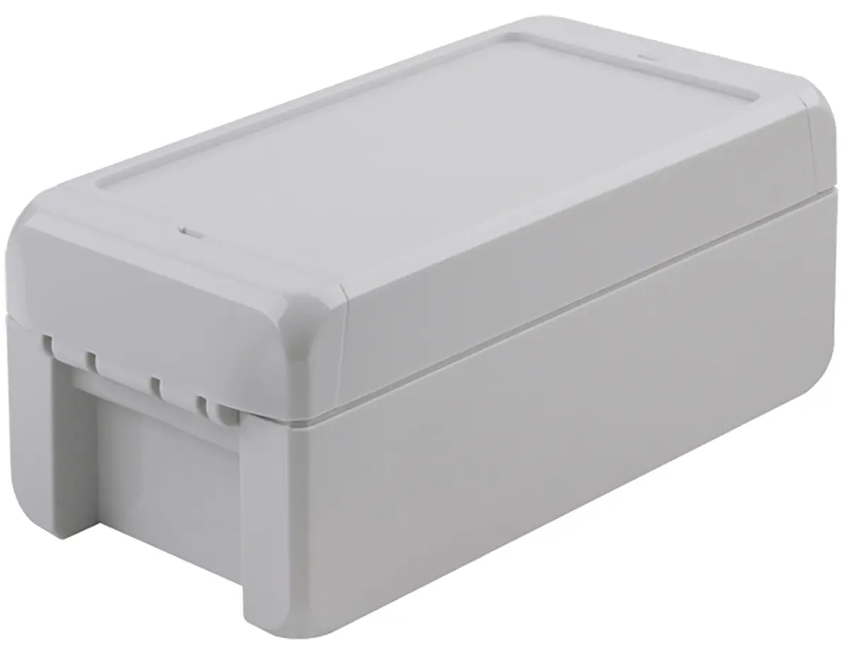 Produktfoto 1 von Bopla Bocube; Gehäuse; ABS; Hellgrau IP68, IP66 Breite 80 mm Höhe 60 mm Länge 151 mm