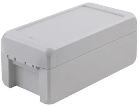 Produktfoto 1 von Bopla Bocube; Gehäuse; ABS; Hellgrau IP68, IP66 Breite 80 mm Höhe 60 mm Länge 151 mm