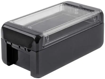 Produktfoto 1 von Bopla Bocube; Gehäuse; Polycarbonat; Graphitgrau; IK07 IP66, IP68 Breite 80 mm Höhe 60 mm Länge 151 mm