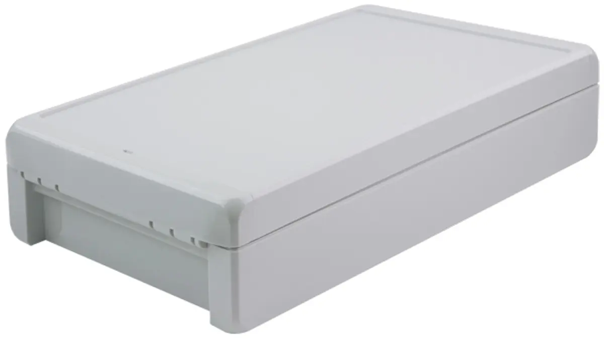 Produktfoto 1 von Bopla Bocube; Gehäuse; Polycarbonat; Hellgrau; IK07 IP66, IP68 Breite 170 mm Höhe 60 mm Länge 271 mm