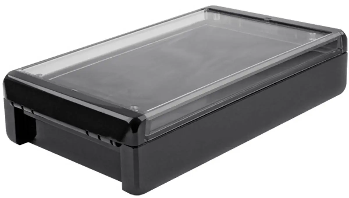 Produktfoto 1 von Bopla Bocube; Gehäuse; Polycarbonat; Graphitgrau; IK07 IP66, IP68 Breite 170 mm Höhe 60 mm Länge 271 mm