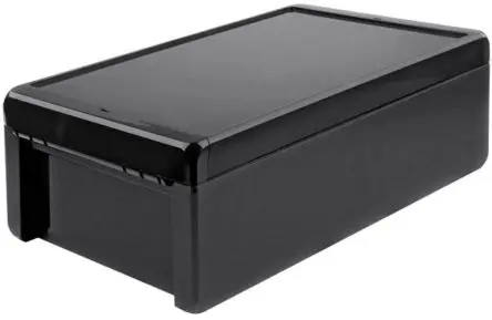 Produktfoto 1 von Bopla Bocube; Gehäuse; Polycarbonat; Graphitgrau; IK07 IP68, IP66 Breite 170 mm Höhe 90 mm Länge 271 mm