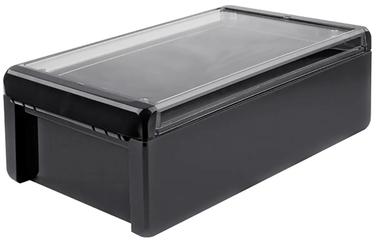 Produktfoto 1 von Bopla Bocube; Gehäuse; Polycarbonat; Graphitgrau; IK07 IP66, IP68 Breite 170 mm Höhe 90 mm Länge 271 mm