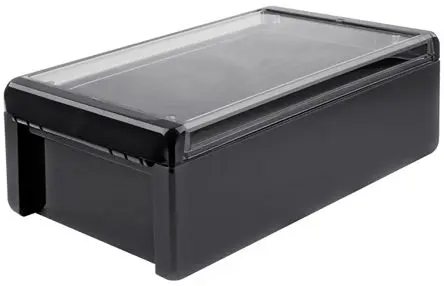 Produktfoto 1 von Bopla Bocube; Gehäuse; Polycarbonat; Graphitgrau; IK07 IP66, IP68 Breite 170 mm Höhe 90 mm Länge 271 mm