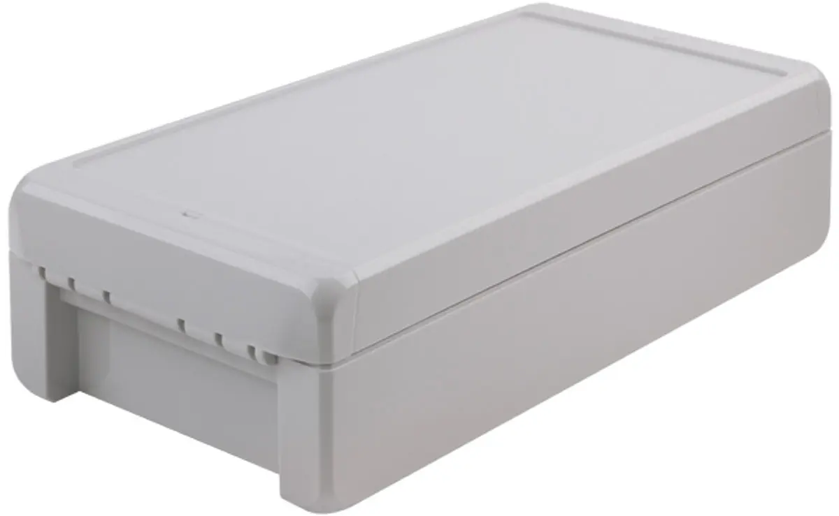 Produktfoto 1 von Bopla Bocube; Gehäuse; ABS; Hellgrau IP66, IP68 Breite 125 mm Höhe 60 mm Länge 231 mm