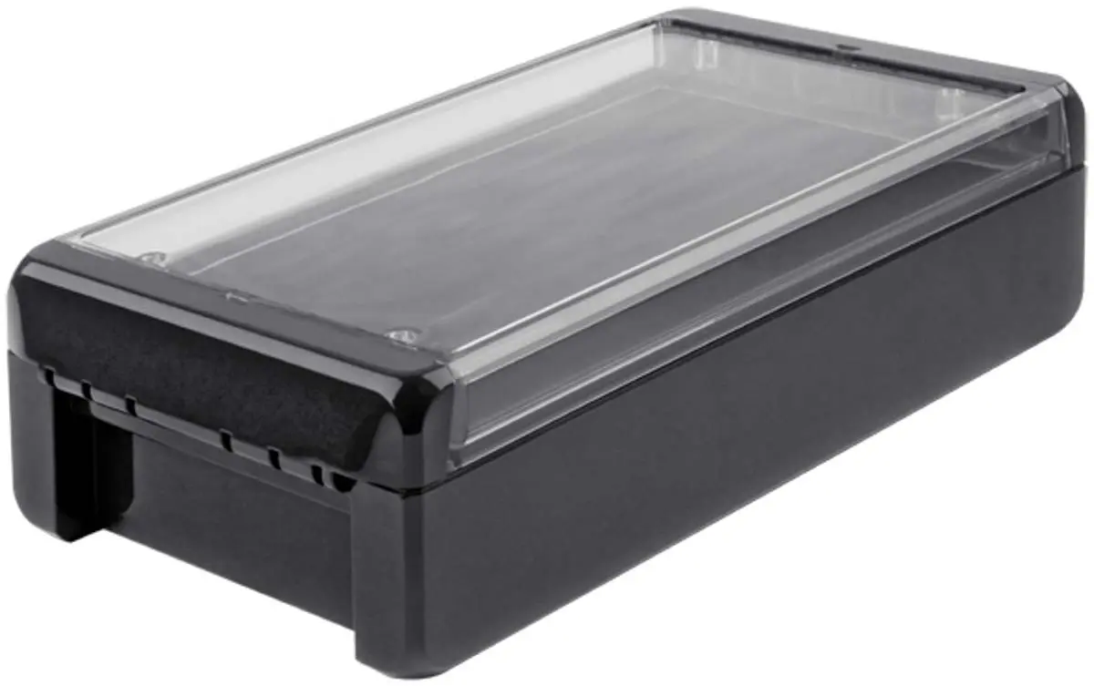 Produktfoto 1 von Bopla Bocube; Gehäuse; Polycarbonat; Graphitgrau; IK07 IP66, IP68 Breite 125 mm Höhe 60 mm Länge 231 mm