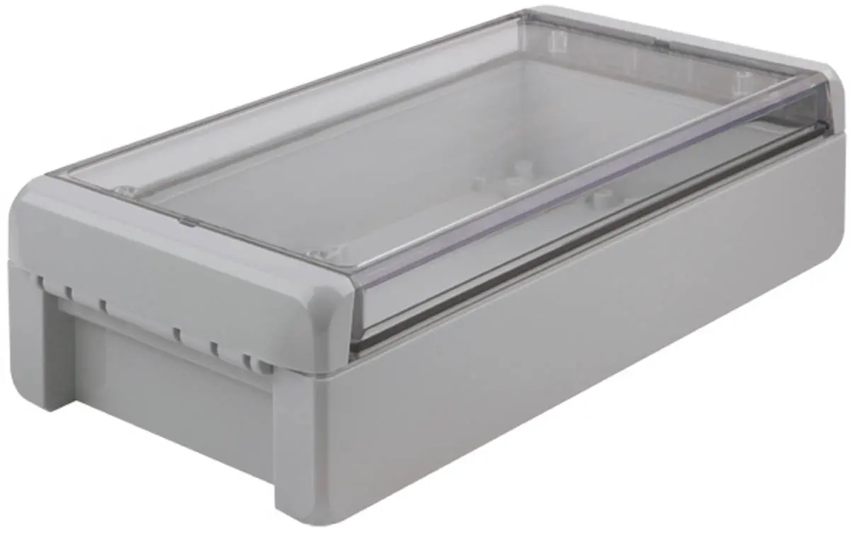 Produktfoto 1 von Bopla Bocube; Gehäuse; Polycarbonat; Hellgrau; IK07 IP66, IP68 Breite 125 mm Höhe 60 mm Länge 231 mm