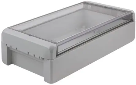 Produktfoto 1 von Bopla Bocube; Gehäuse; Polycarbonat; Hellgrau; IK07 IP66, IP68 Breite 125 mm Höhe 60 mm Länge 231 mm